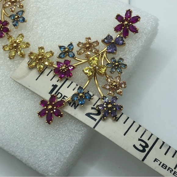 Kate Spade New York First Bloom Floral Drop Earrings Gold Tone 2.8” L / 2.2” W - Picture 7 of 8